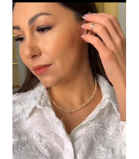 Колье двойное из мелкого жемчуга