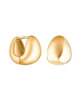 Серьги капли в золоте