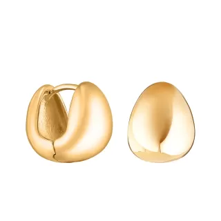 Серьги капли в золоте