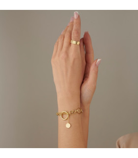 Браслет цепь в  золоте