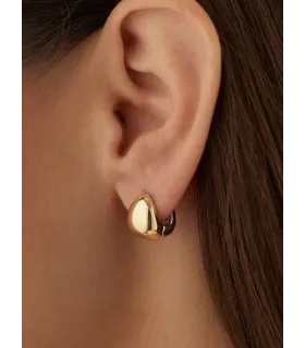 Серьги капли биколор