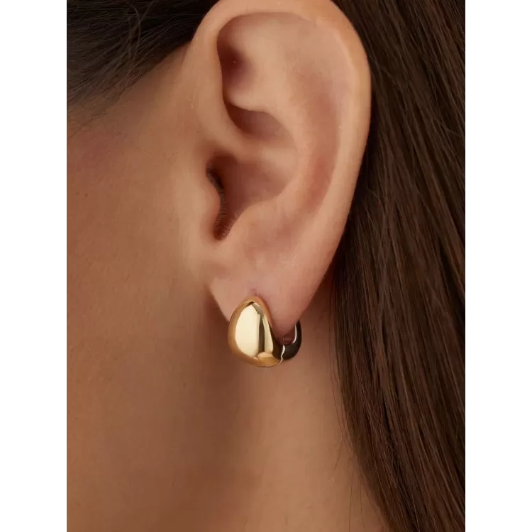 Серьги капли биколор Meduza Crystal