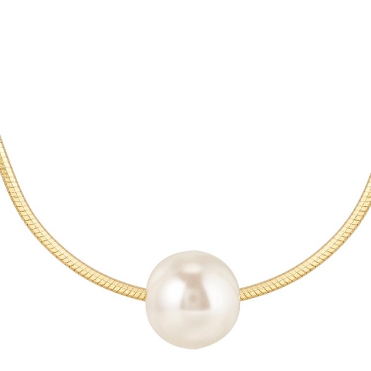 Подвеска с жемчугом в золоте Meduza Crystal