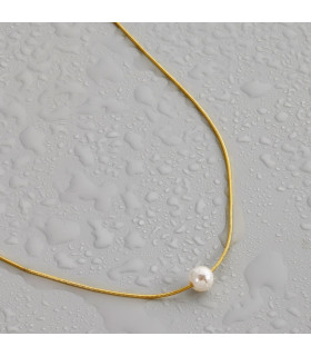 Подвеска с жемчугом в золоте