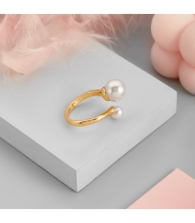 Кольцо с жемчугом в золоте