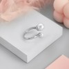 Кольцо с жемчугом в серебре Meduza Crystal
