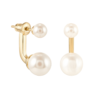 Серьги Диор с жемчугом Майорка в золоте