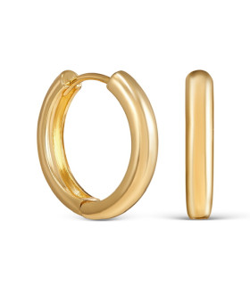 Серьги Кольца диаметр 1,6 см в золоте