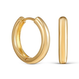 Серьги Кольца диаметр 1,6 см в золоте