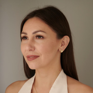 Серьги мини-хупы в золоте