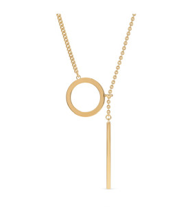 Подвеска бегунок Круг в золоте