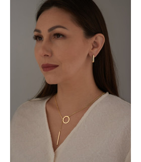 Подвеска бегунок Круг в бронзе