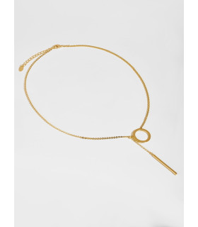 Подвеска бегунок Круг в золоте