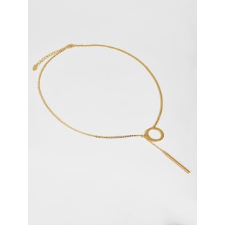 Подвеска бегунок Круг в золоте