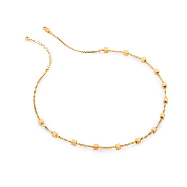 Подвеска Кубы в золоте Meduza Crystal