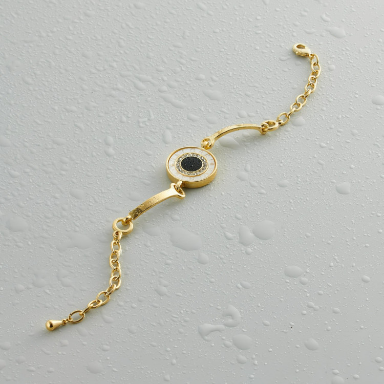 Браслет Булгари золото Meduza Crystal