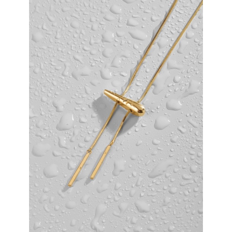 Подвеска Бегунок капля в золоте Meduza Crystal