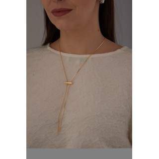 Подвеска Бегунок капля в золоте 