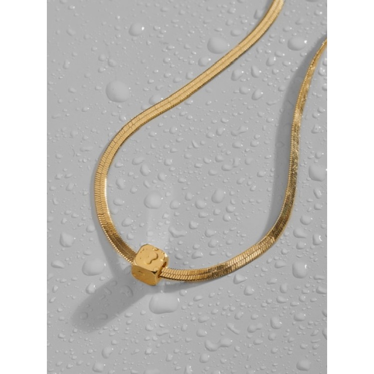 Подвеска куб в золоте Meduza Crystal