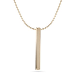 Подвеска на цепочке брусок в бронзе