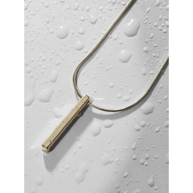 Подвеска на цепочке брусок в бронзе Meduza Crystal