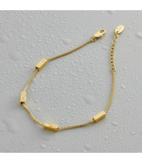 Браслет бруски в золоте