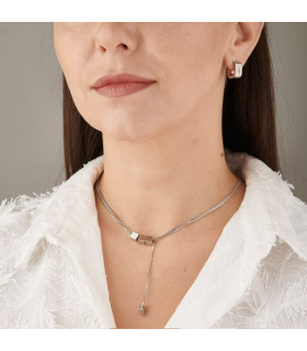 Подвеска Три куба серебристая