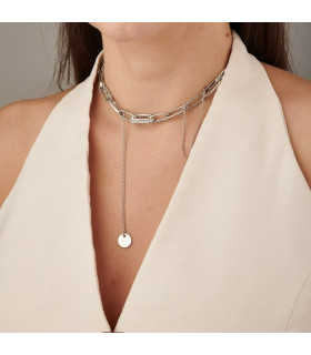 Колье Барселона в кофейном цвете