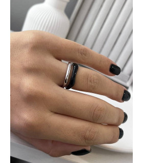 Кольцо Ving  серебристое