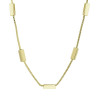 Подвеска бруски  в золоте Meduza Crystal