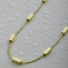 Подвеска бруски  в золоте Meduza Crystal