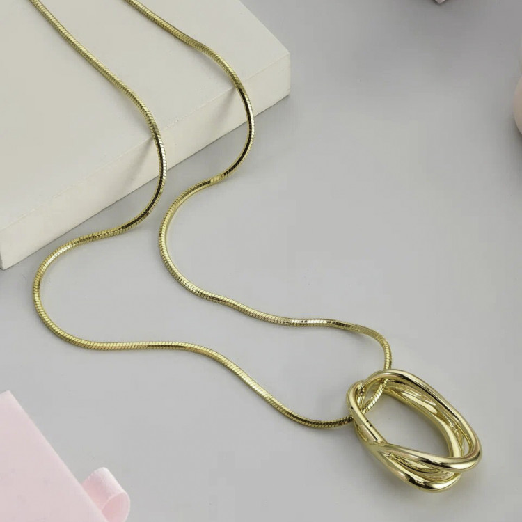 Подвеска узел в золоте Meduza Crystal