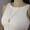 Подвеска узел в золоте Meduza Crystal