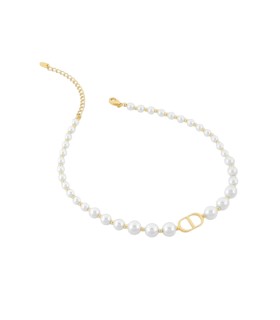 Колье Диор с жемчугом Майорка в золоте