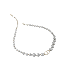 Колье Диор с жемчугом Майорка в бронзе