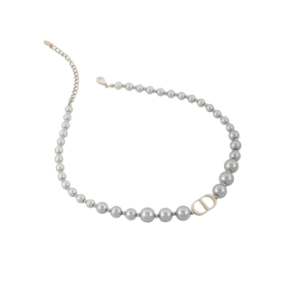 Колье Диор с жемчугом Майорка в бронзе