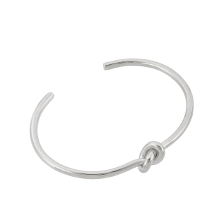 Браслет Узел серебристый