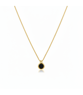 Подвеска на цепочке Круг в золоте