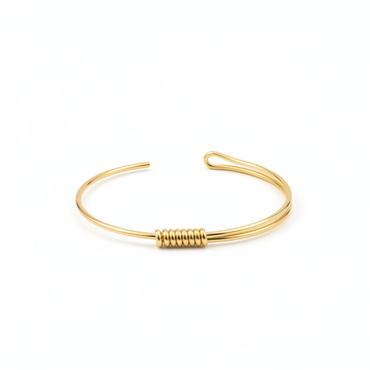 Чокер Aida в золоте на жесткой основе Meduza Crystal