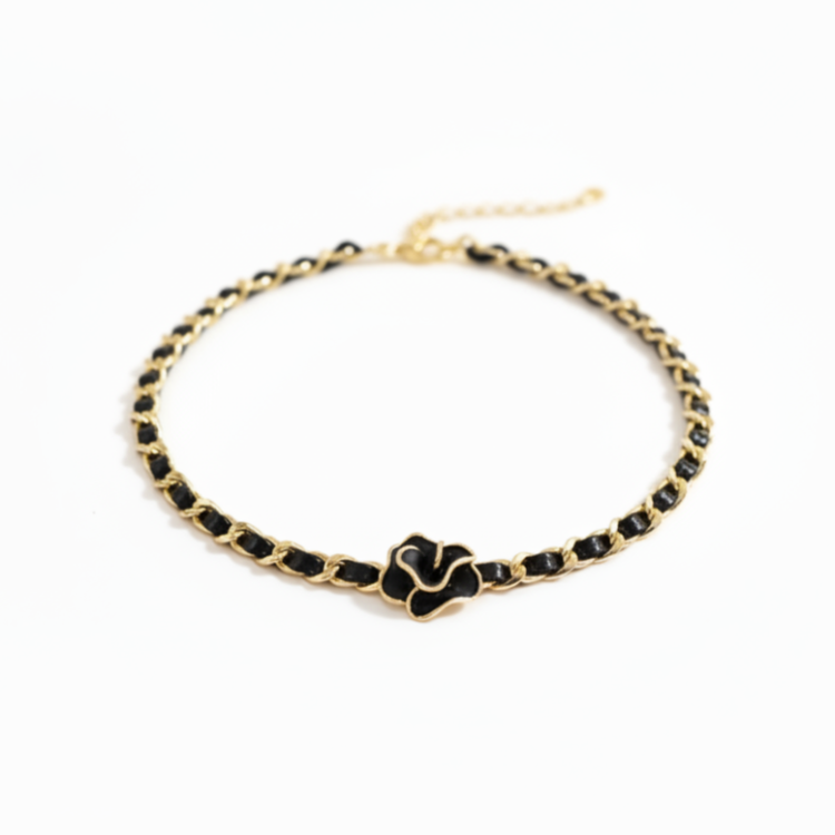 Подвеска Цветок в золоте Meduza Crystal