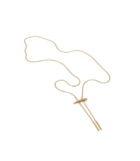 Подвеска Бегунок капля в золоте 