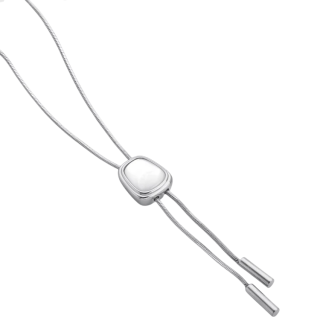 Колье галстук с вставкой перламутр