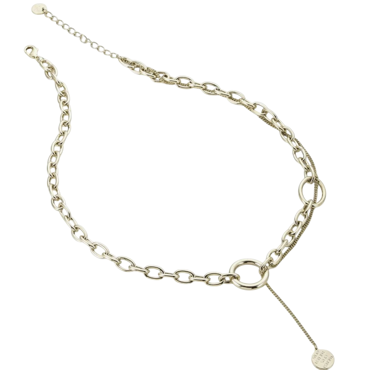 Подвеска Цепь в кофейном цвете Meduza Crystal