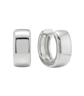 Серьги квадратные серебристые