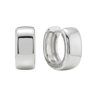 Серьги квадратные серебристые