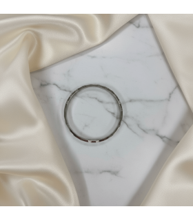 Браслет Плоский в серебре