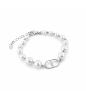 Браслет Диор с жемчугом Майорка в белом золоте