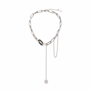 Колье Барселона в кофейном цвете