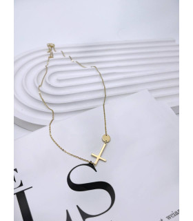 Подвеска Крестик в золоте