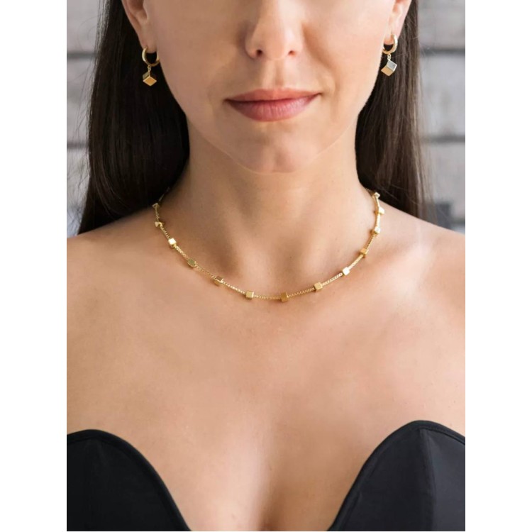 Подвеска Кубы в золоте Meduza Crystal